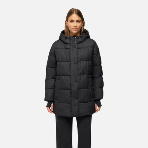Quilted parka SPHERICA WOMAN Black - image number 1 | GEOX