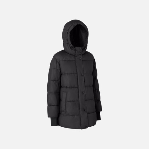 Quilted parka SPHERICA WOMAN Black - image number 4 | GEOX