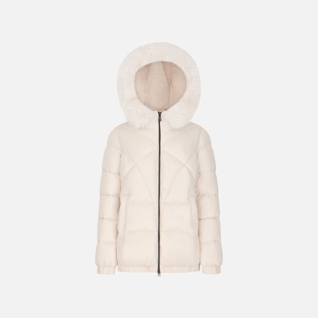 Bomber jacket BACKSIE WOMAN Mid Moonbeam - image number 0 | GEOX