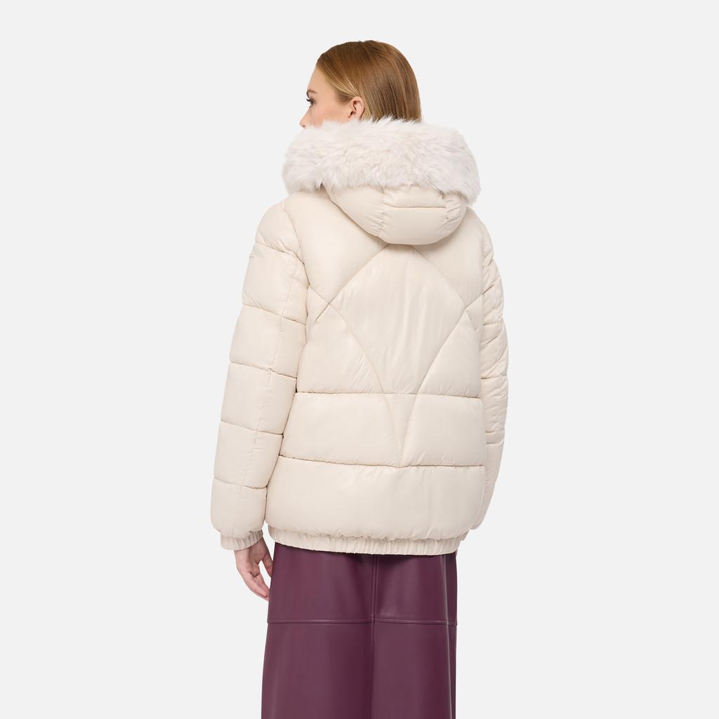 Bomber jacket BACKSIE WOMAN Mid Moonbeam - image number 5 | GEOX