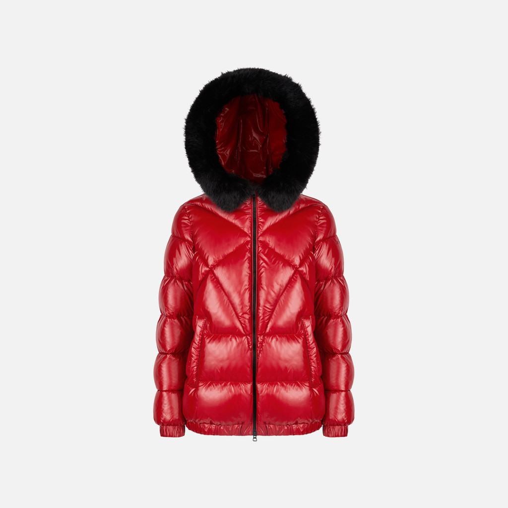 Bomberjacken BACKSIE DAME Kräftiges Rot - image number 4 | GEOX