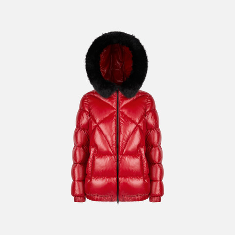 Bomberjacken BACKSIE DAME Kräftiges Rot - image number 4 | GEOX