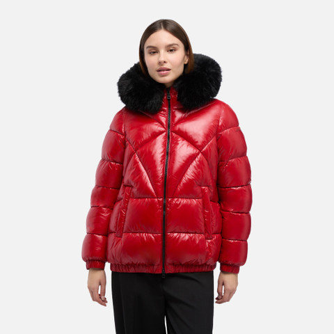 Bomberjacken BACKSIE DAME Kräftiges Rot - image number 1 | GEOX