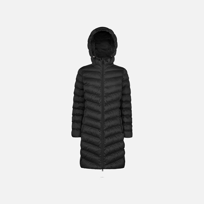 Quilted jacket ZOSMA WOMAN Black | GEOX