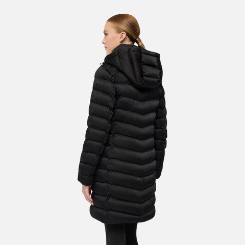 Quilted jacket ZOSMA WOMAN Black - image number 5 | GEOX