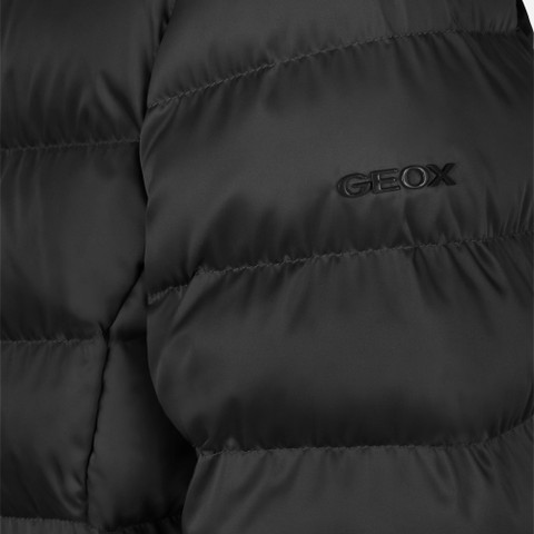 Quilted jacket ZOSMA WOMAN Black - image number 7 | GEOX