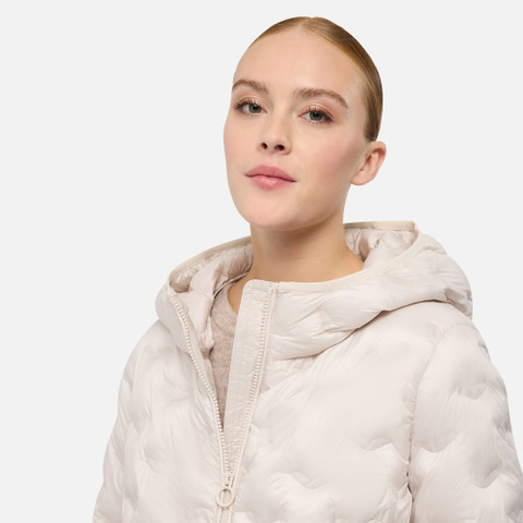 Bomber jacket SPHERICA WOMAN Mid Moonbeam - image number 8 | GEOX