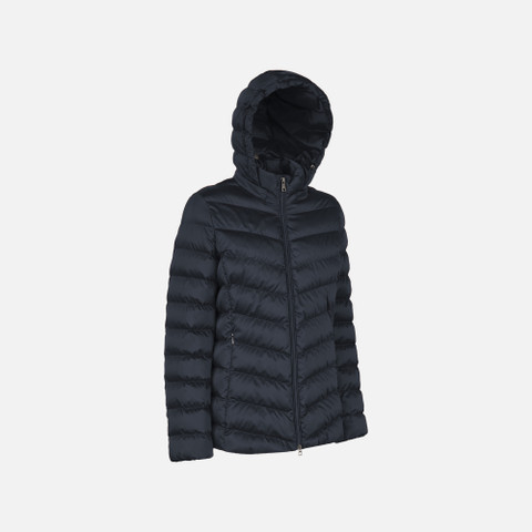 Quilted jacket ZOSMA WOMAN Sky captain - image number 1 | GEOX