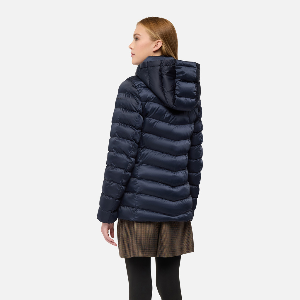 Giacca trapuntata ZOSMA DONNA Blu Notte - image number 5 | GEOX