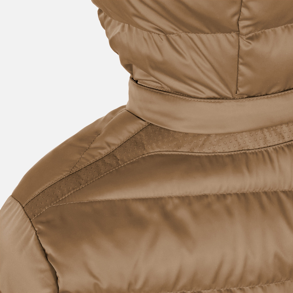 Quilted jacket ZOSMA WOMAN Hazelnut Brown - image number 3 | GEOX