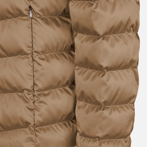 Quilted jacket ZOSMA WOMAN Hazelnut Brown - image number 4 | GEOX