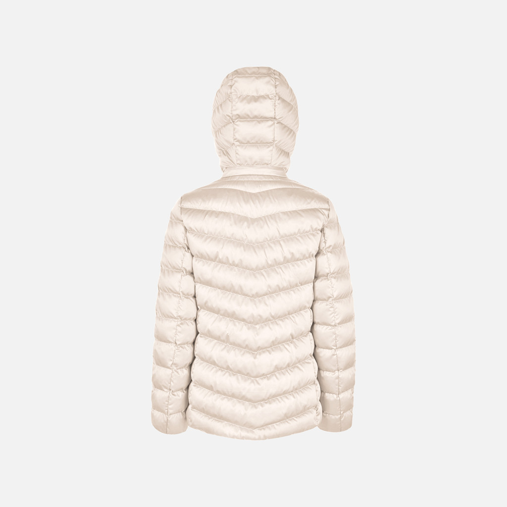 Quilted jacket ZOSMA WOMAN Mid Moonbeam - image number 2 | GEOX