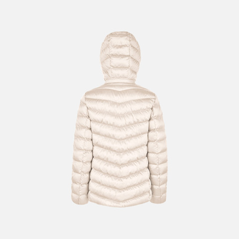 Quilted jacket ZOSMA WOMAN Mid Moonbeam - image number 2 | GEOX