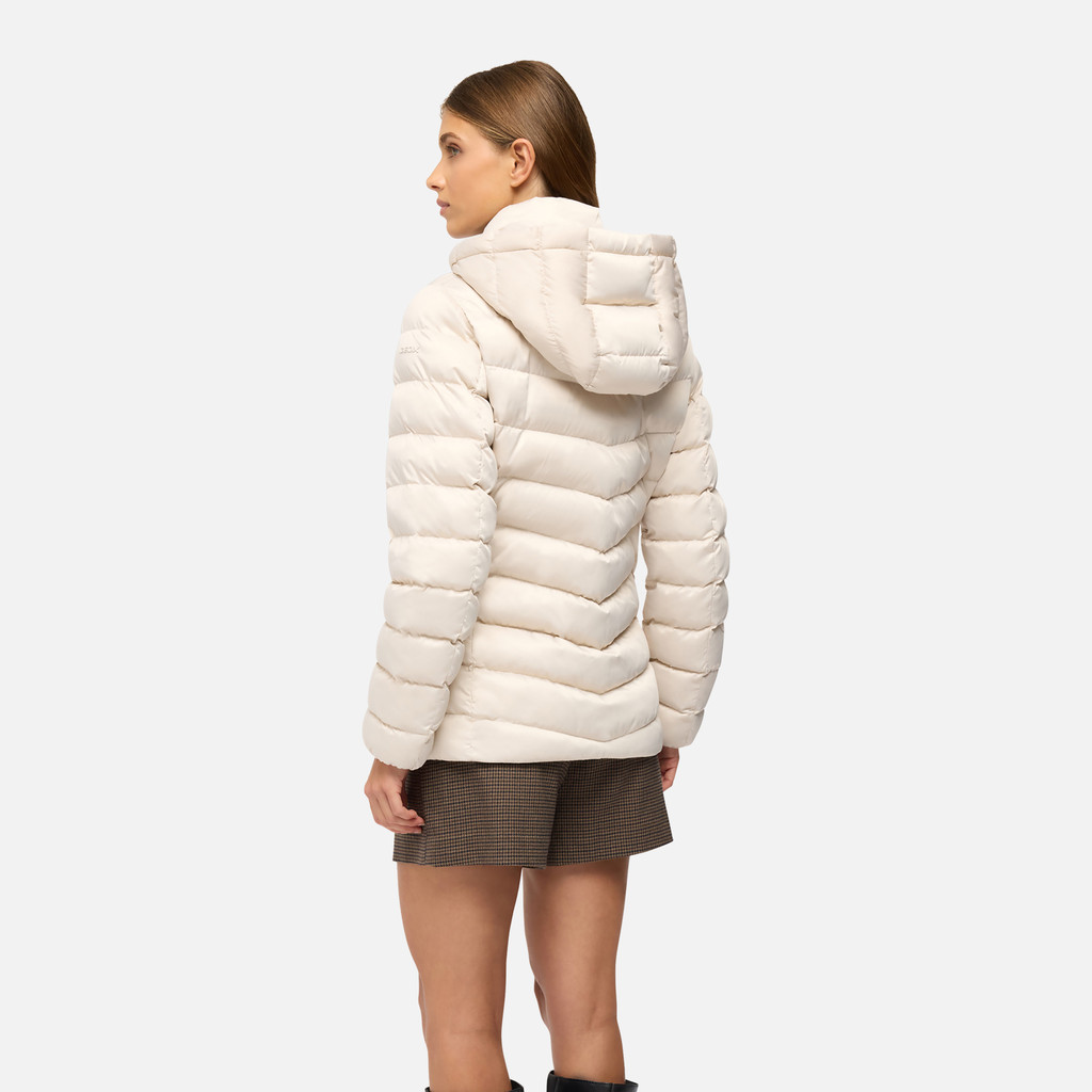 Quilted jacket ZOSMA WOMAN Mid Moonbeam - image number 5 | GEOX