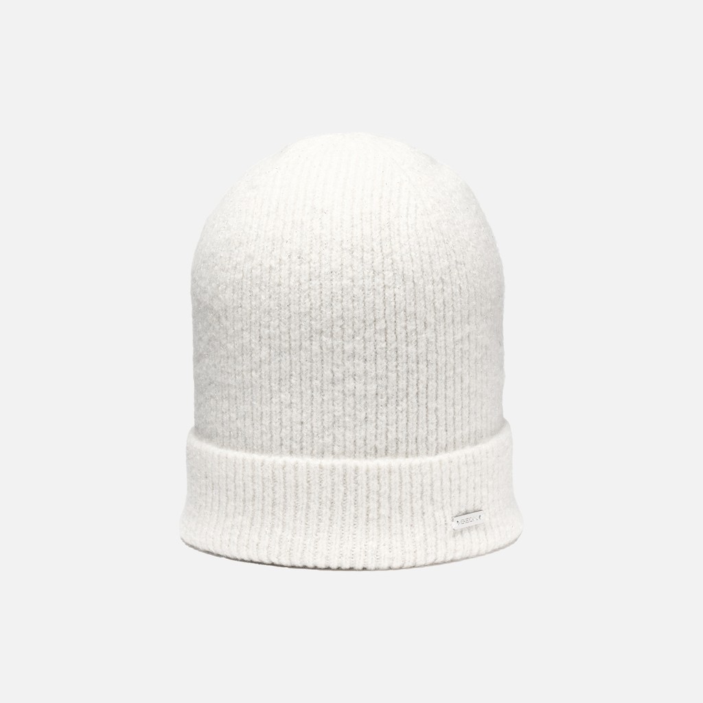 Bonnet en laine CELESTYE FEMME Blanc cass&eacute; - image number 0 | GEOX