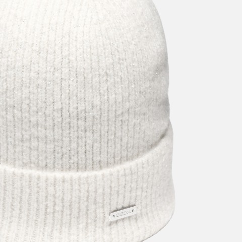 Bonnet en laine CELESTYE FEMME Blanc cass&eacute; - image number 2 | GEOX