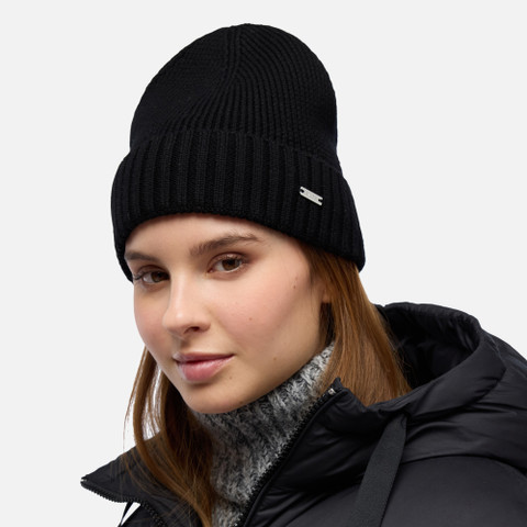 Cap CELESTYE WOMAN Black - image number 3 | GEOX
