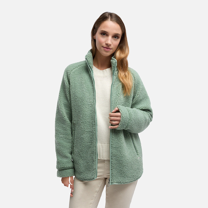 Sweat-shirt SWEATER FEMME Vert clair | GEOX