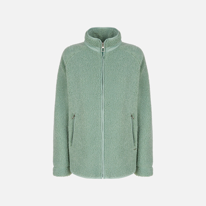 Sweatshirt SWEATER WOMAN Iceberg Green | GEOX