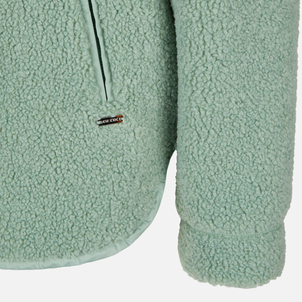 Sweatshirt SWEATER WOMAN Iceberg Green - image number 7 | GEOX