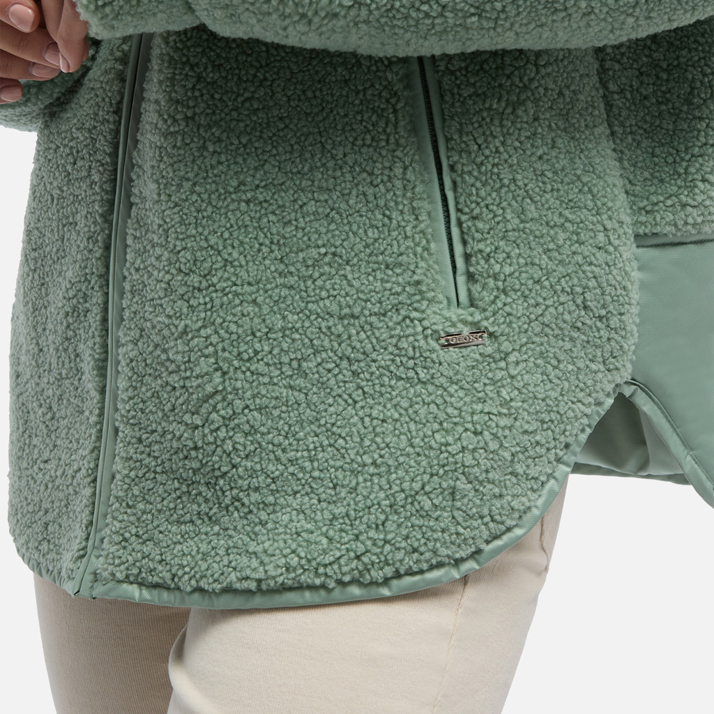 Sweatshirt SWEATER WOMAN Iceberg Green - image number 8 | GEOX