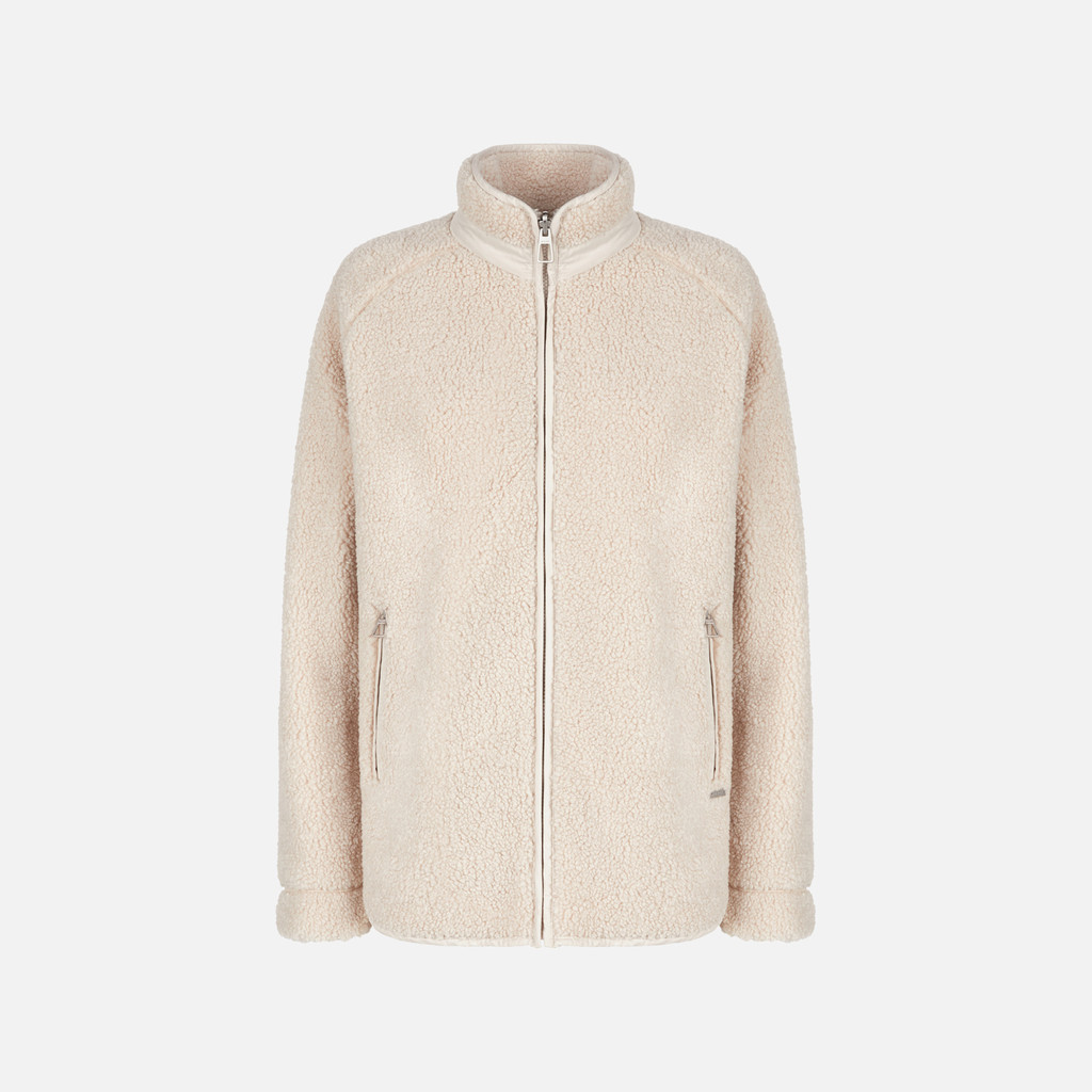 Sweatshirt SWEATER WOMAN Mid Moonbeam/Mid moonbeam - image number 5 | GEOX