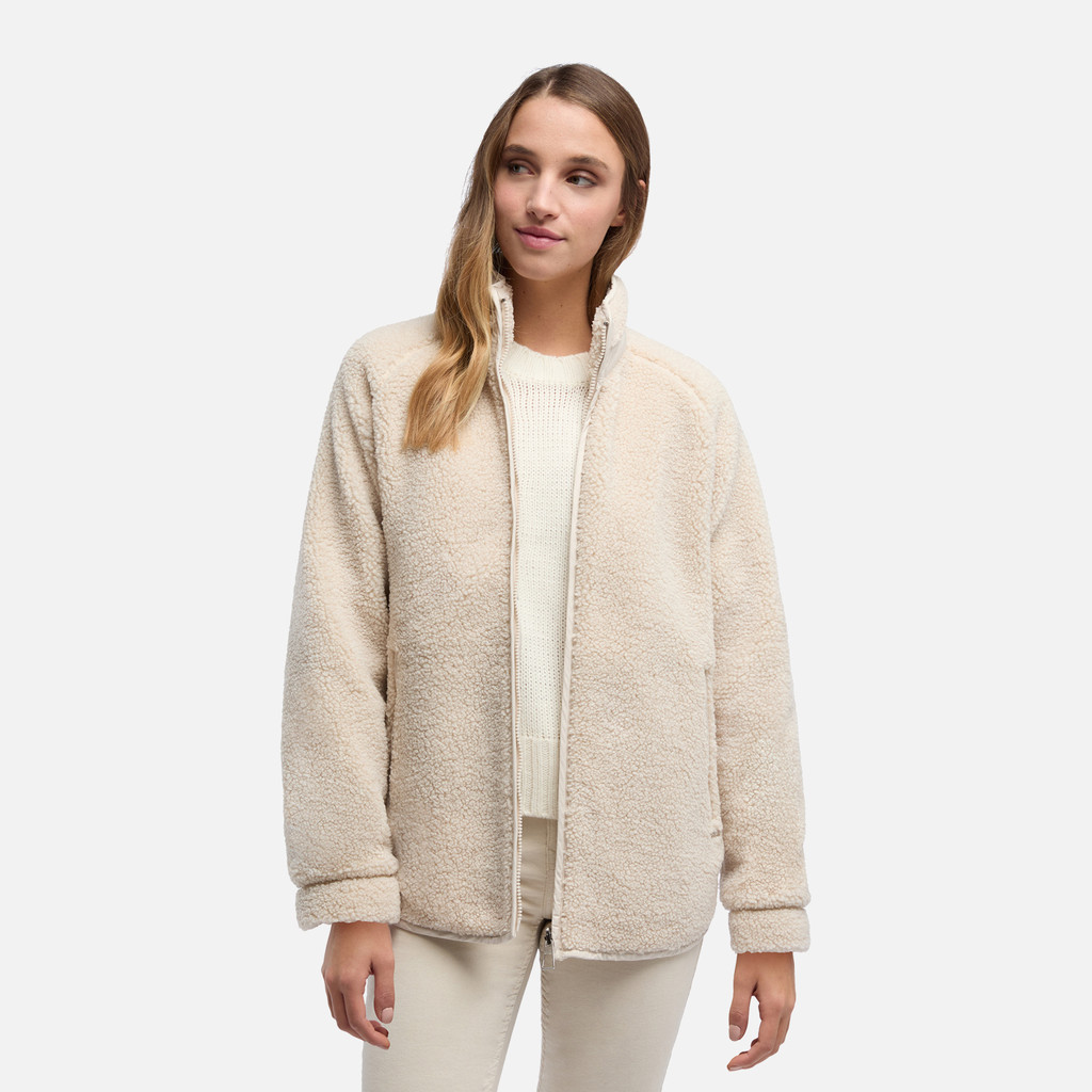 Sweatshirt SWEATER WOMAN Mid Moonbeam/Mid moonbeam - image number 0 | GEOX