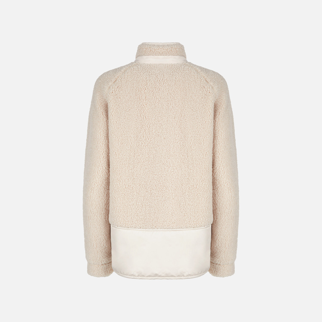 Sweatshirt SWEATER WOMAN Mid Moonbeam/Mid moonbeam - image number 7 | GEOX