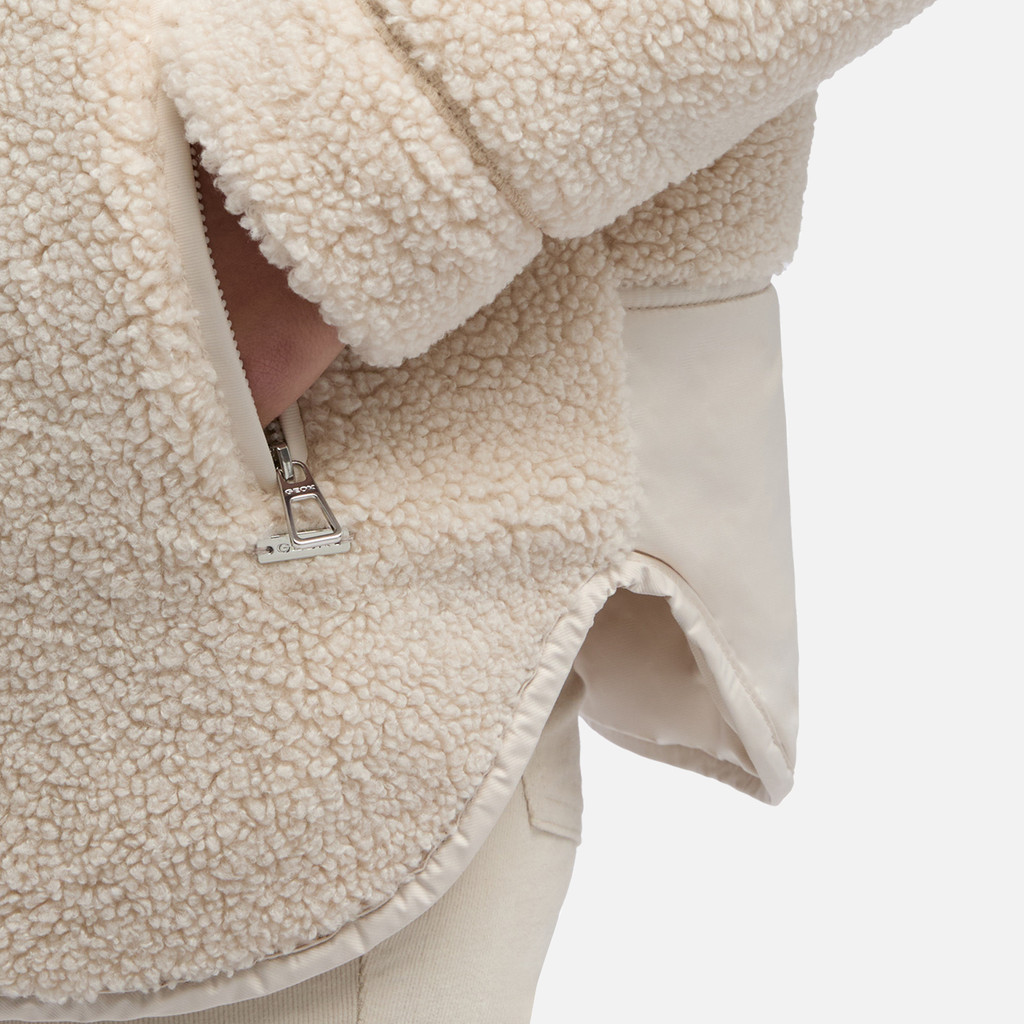 Sweatshirt SWEATER WOMAN Mid Moonbeam/Mid moonbeam - image number 3 | GEOX