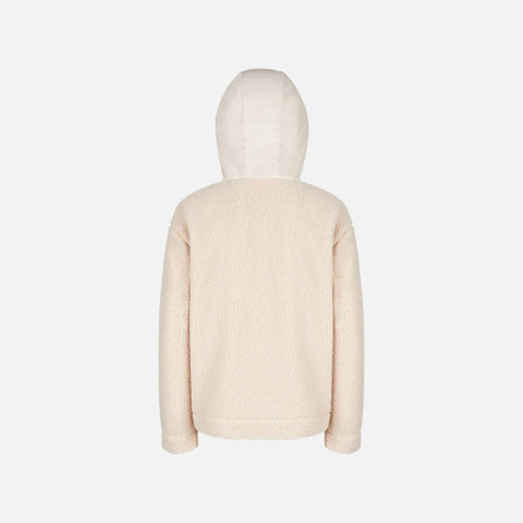 Hoodie SWEATER WOMAN Mid Moonbeam/Mid moonbeam - image number 7 | GEOX