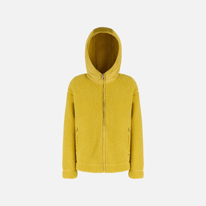 Hoodie SWEATER WOMAN Oil Yellow | GEOX