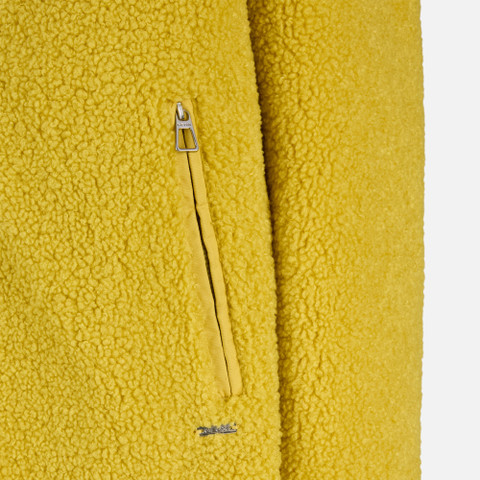 Hoodie SWEATER WOMAN Oil Yellow - image number 7 | GEOX