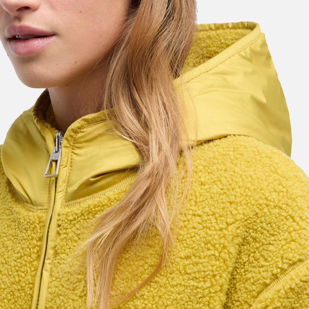 Hoodie SWEATER WOMAN Oil Yellow - image number 8 | GEOX