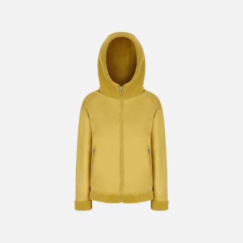 Hoodie SWEATER WOMAN Oil Yellow - image number 1 | GEOX