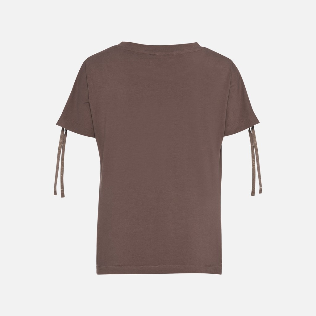 T-shirt T-SHIRT WOMAN Partridge - image number 5 | GEOX