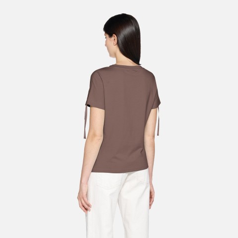 T-shirt T-SHIRT WOMAN Partridge - image number 2 | GEOX