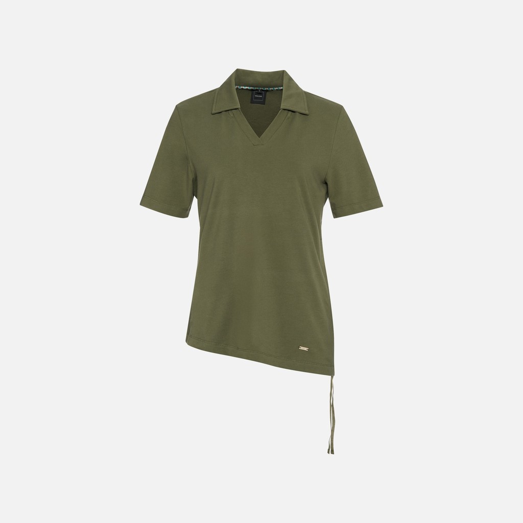 Vêtements T-shirt Femme Vert Olive