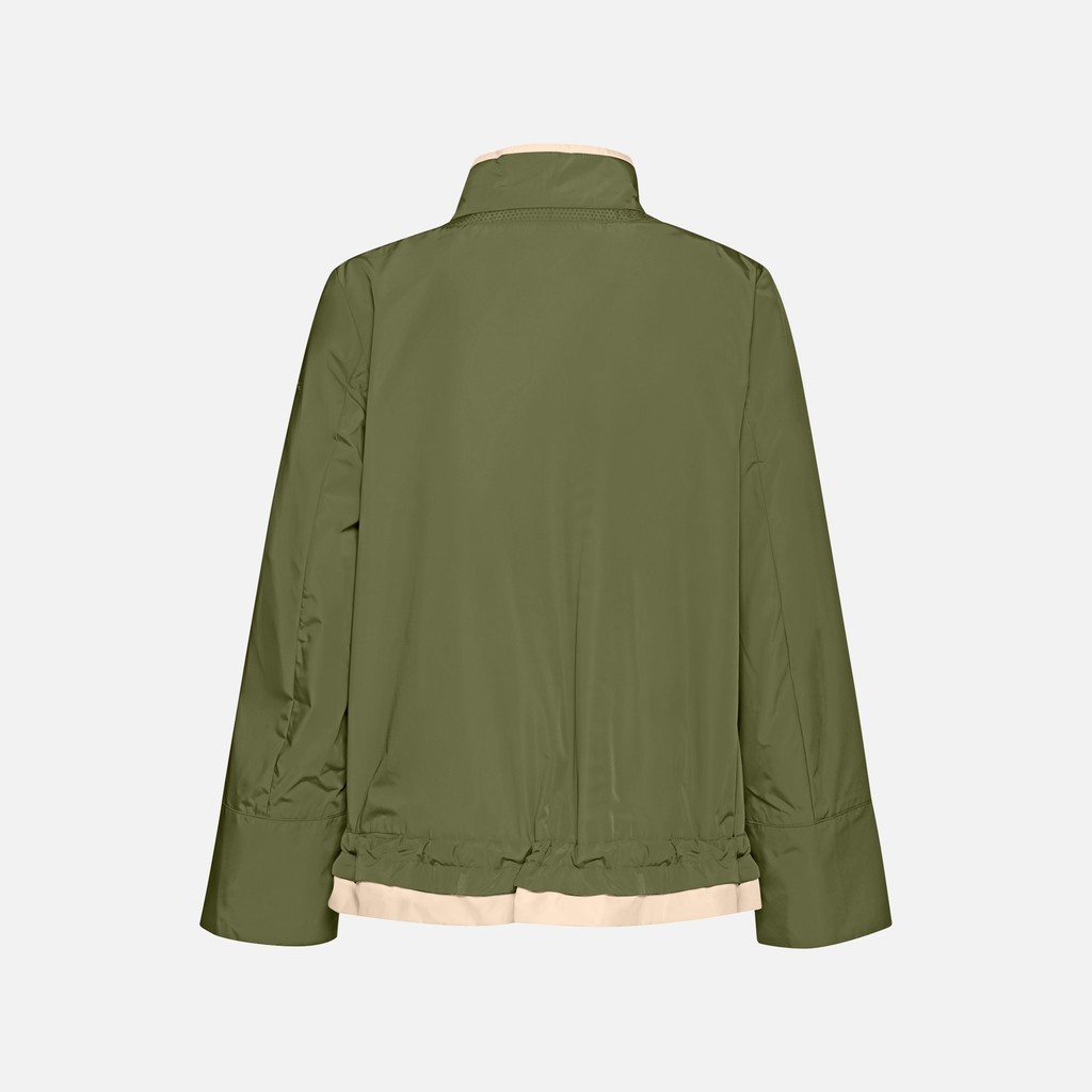 Lightweight jacket MARYEMY WOMAN Mayfly/Oxford tan - image number 2 | GEOX