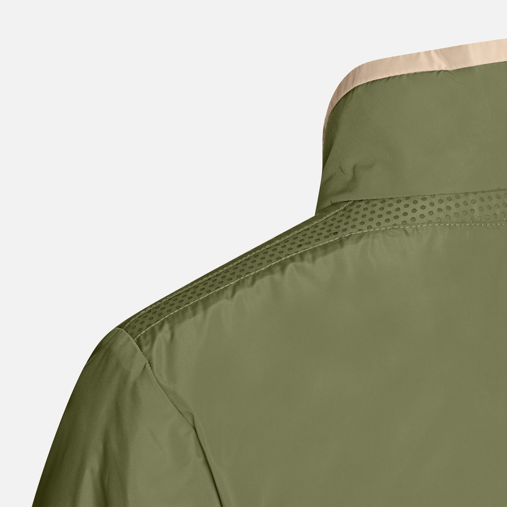 Lightweight jacket MARYEMY WOMAN Mayfly/Oxford tan - image number 3 | GEOX