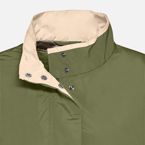 Lightweight jacket MARYEMY WOMAN Mayfly/Oxford tan - image number 4 | GEOX