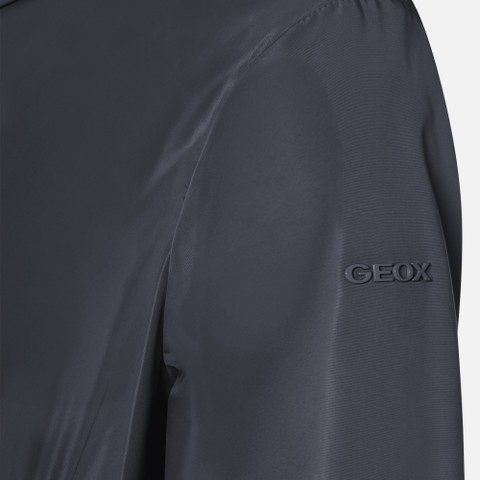 Mid-season jacket MARYEMY WOMAN Sky Captain/Moonbeam - image number 4 | GEOX
