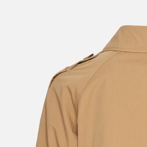 Short trench coat LAMPEDUSA WOMAN Tannin - image number 6 | GEOX