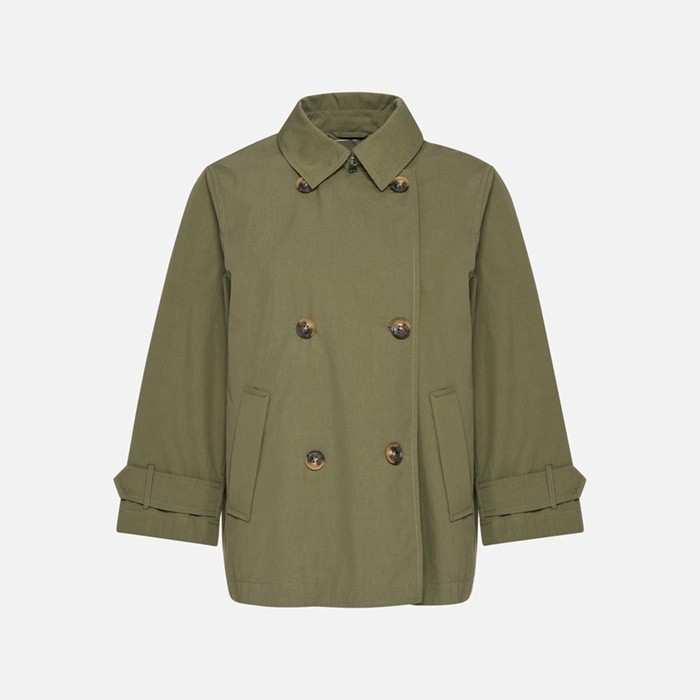 Short trench coat LAMPEDUSA WOMAN Mayfly | GEOX