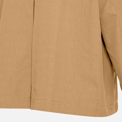 Short trench coat LAMPEDUSA WOMAN Tannin - image number 4 | GEOX