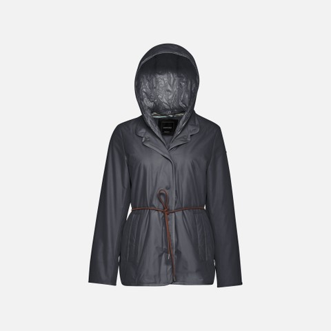 Jacket with hood PLUMMERY WOMAN Sky captain | GEOX