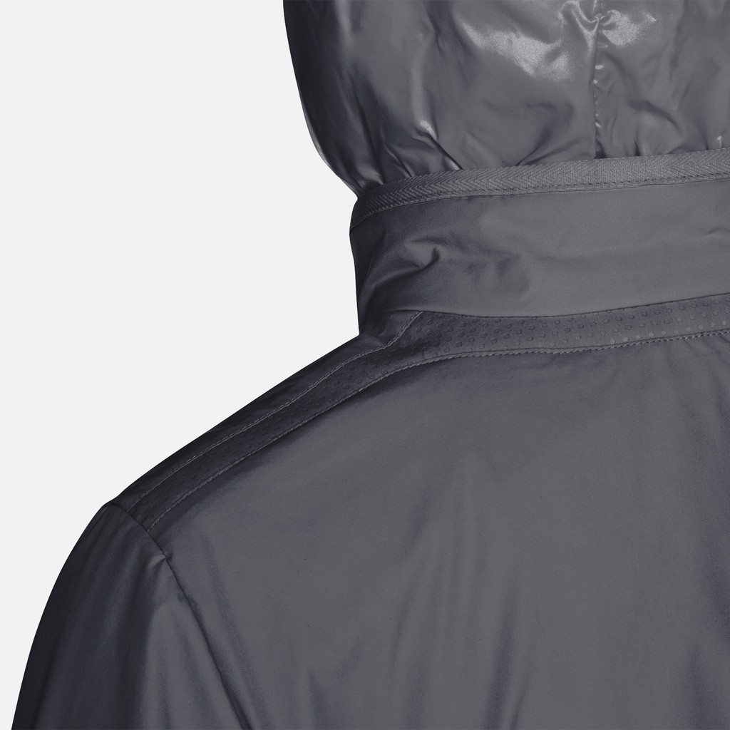 Jacket with hood PLUMMERY WOMAN Sky captain - image number 3 | GEOX