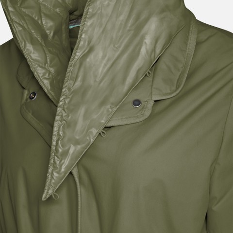 Jacket with hood PLUMMERY WOMAN Mayfly - image number 4 | GEOX