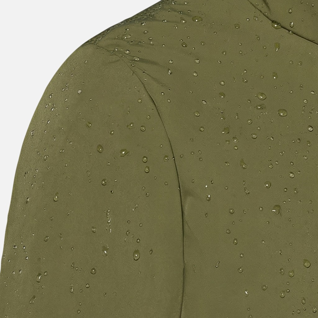 Jacket with hood PLUMMERY WOMAN Mayfly - image number 10 | GEOX