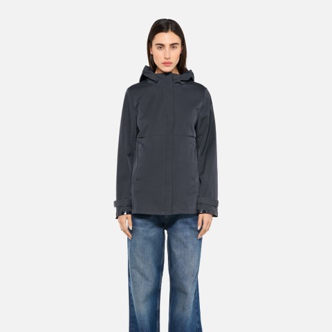 Parka court SPHERICA FEMME Bleu nuit - image number 1 | GEOX