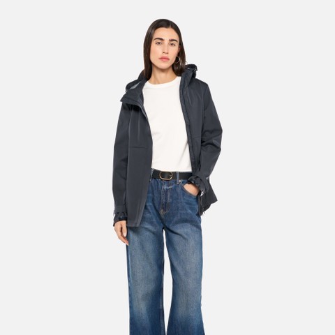 Parka court SPHERICA FEMME Bleu nuit | GEOX
